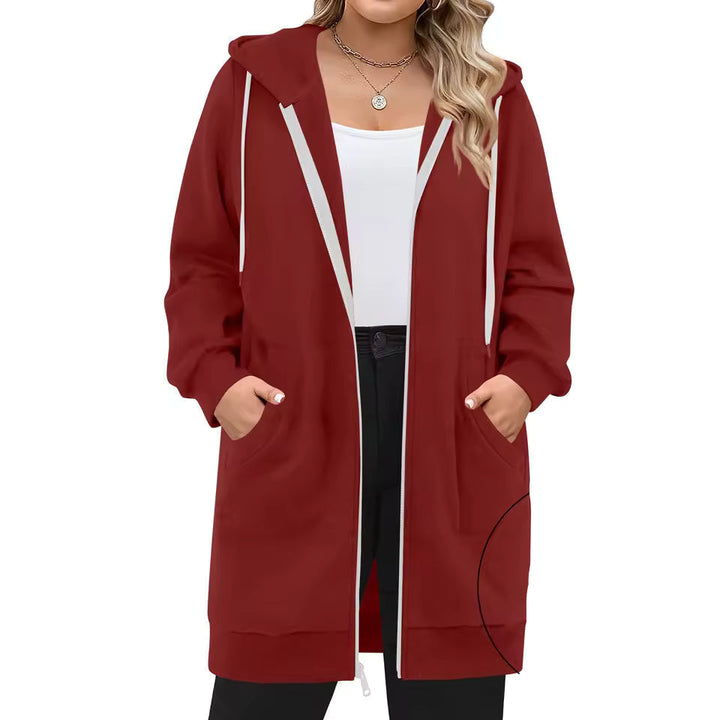 Oliver | Avslappnad Mjuk Hoodie med Huva och Frampåsar 6