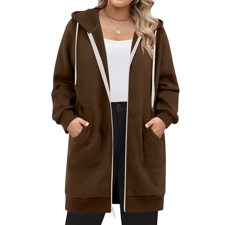 Oliver | Avslappnad Mjuk Hoodie med Huva och Frampåsar 8