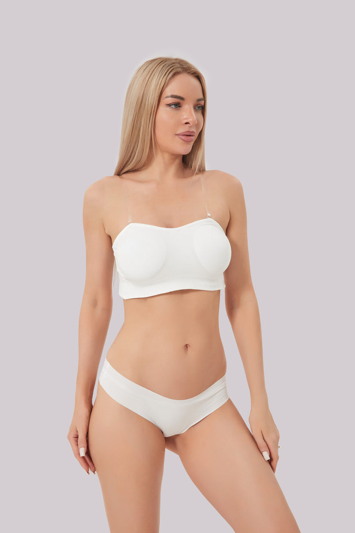 Oliver | Bekväm Axelbandslös Bandeau BH i Sömlös Design 3