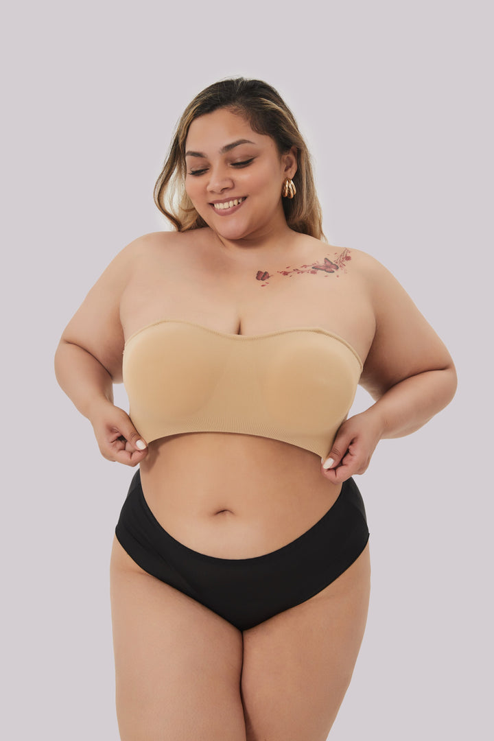 Oliver | Bekväm Axelbandslös Bandeau BH i Sömlös Design 6