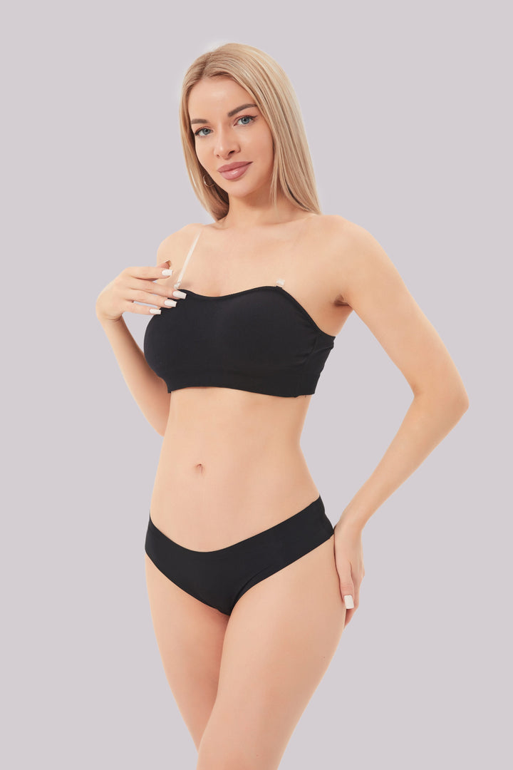 Oliver | Bekväm Axelbandslös Bandeau BH i Sömlös Design 8