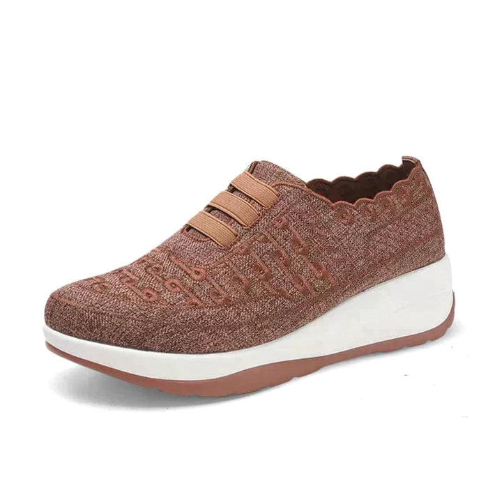 Oliver | Bekväma Slip On Skor Dam med Mesh Design 11