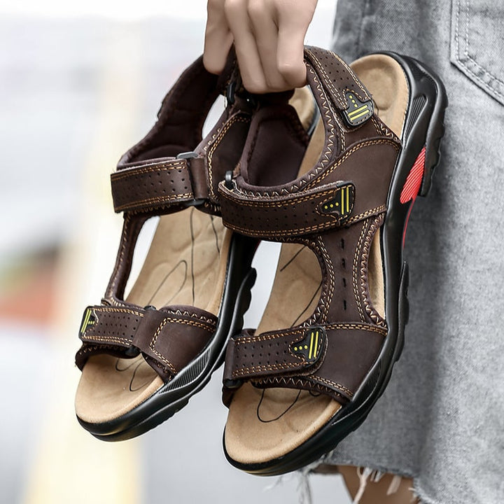 Oliver | Bekväma Syntetiska Sommarslip-on Sandaler 0
