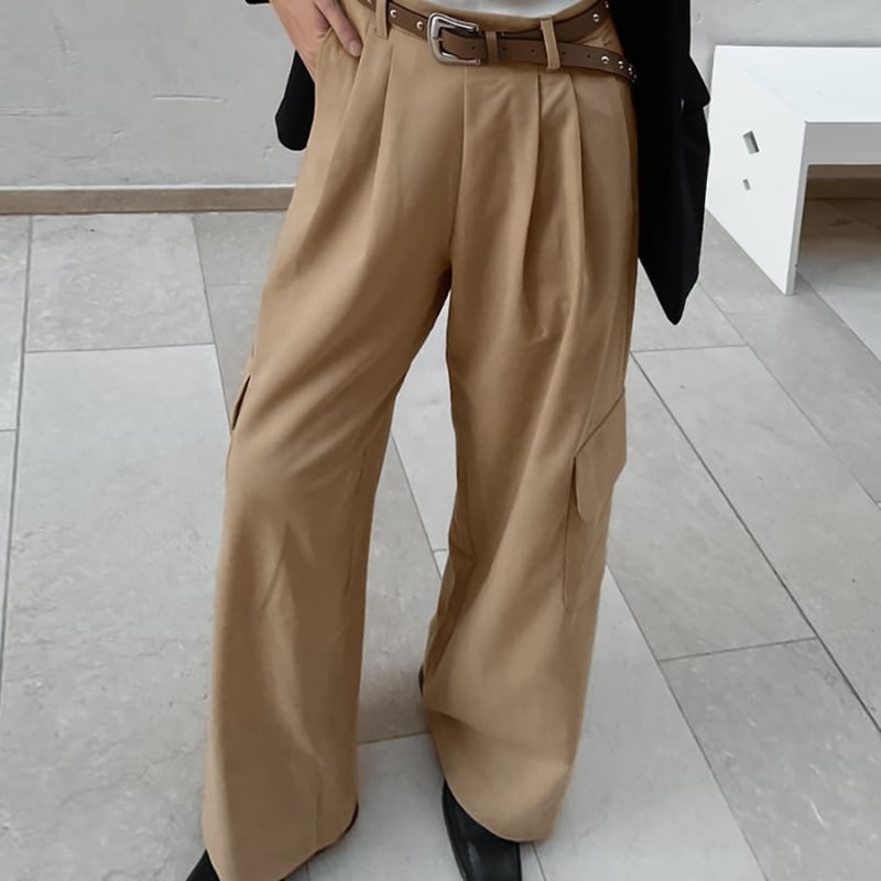 Oliver | Elegant Hög Midja Vida Benbyxor 1