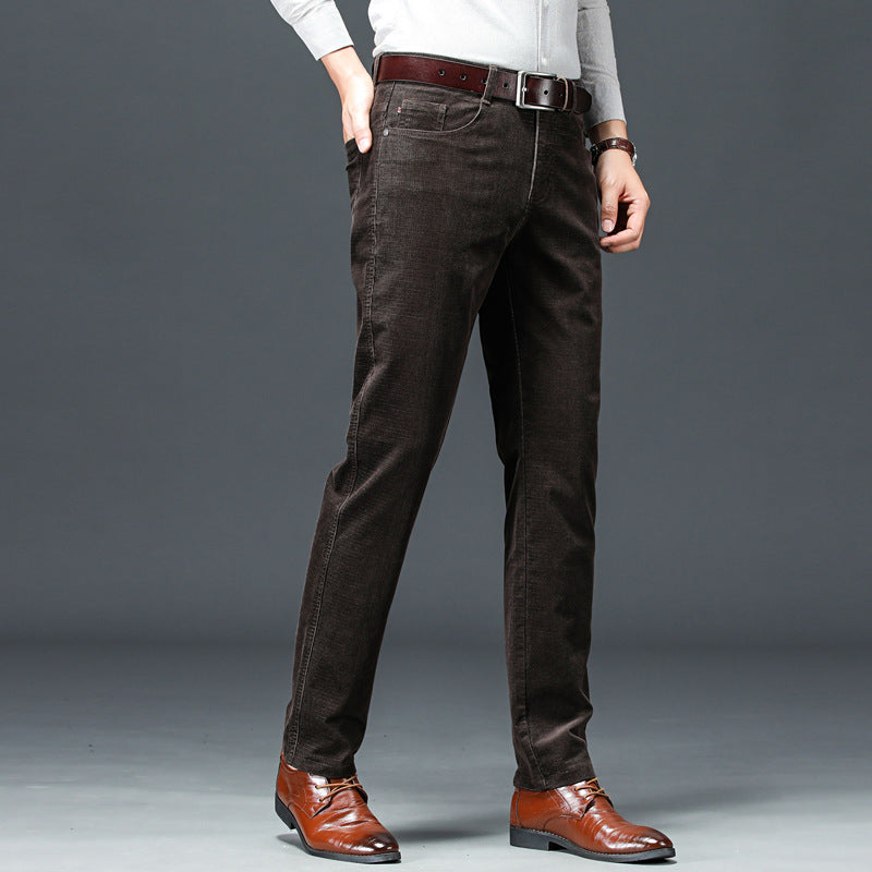 Oliver | Elegant Höstmanchesterbyxor för Herr 1