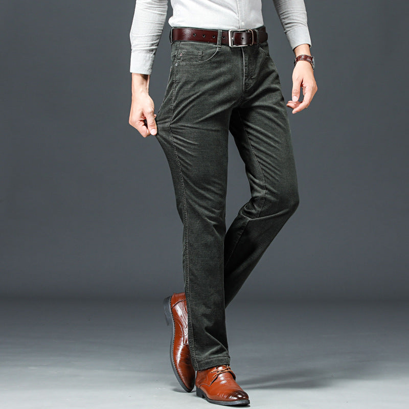 Oliver | Elegant Höstmanchesterbyxor för Herr 5