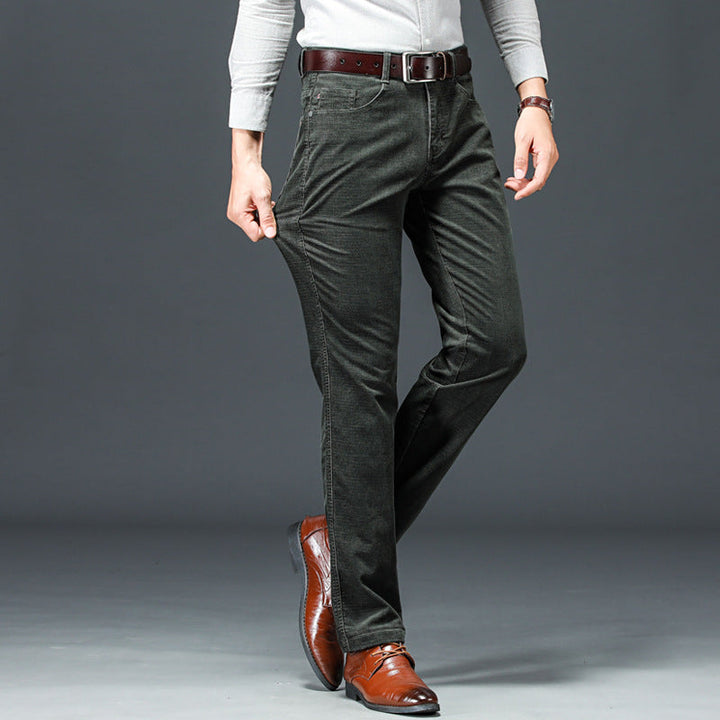 Oliver | Elegant Höstmanchesterbyxor för Herr 5