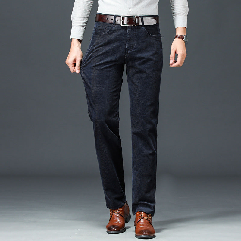 Oliver | Elegant Höstmanchesterbyxor för Herr 9