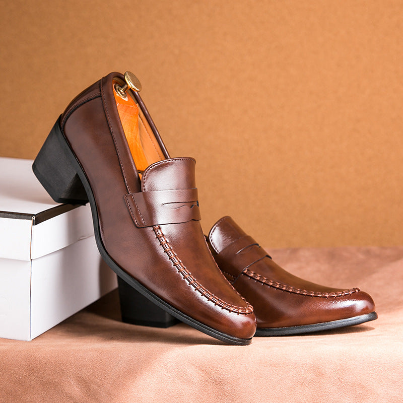 Oliver | Elegant Slip-On Loafers Med Blockklack 2