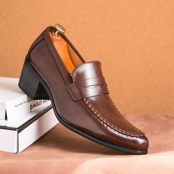 Oliver | Elegant Slip-On Loafers Med Blockklack 3
