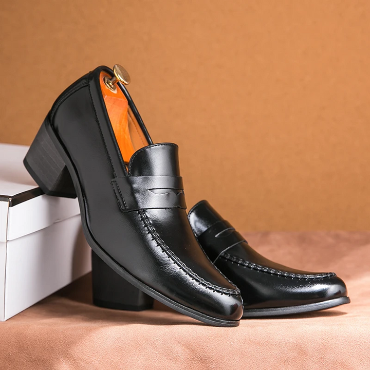 Oliver | Elegant Slip-On Loafers Med Blockklack 6