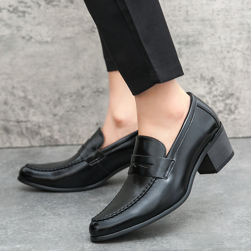 Oliver | Elegant Slip-On Loafers Med Blockklack 8