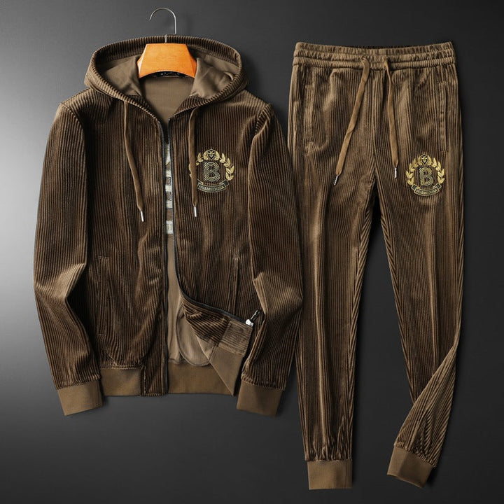 Oliver | Elegant Tvådelat Set med Huvtröja och Joggingbyxor 0