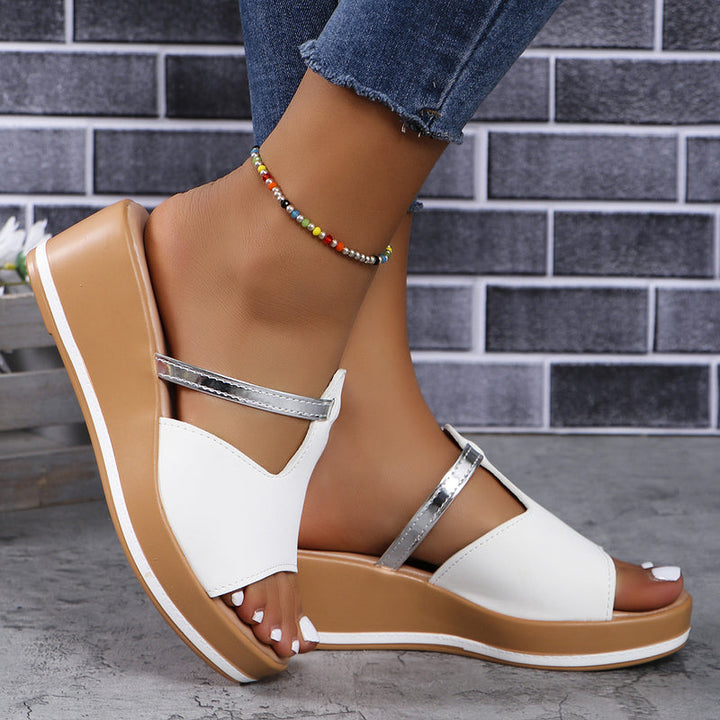 Oliver | Eleganta Sommarkilsandaler med Peep-Toe Design 4