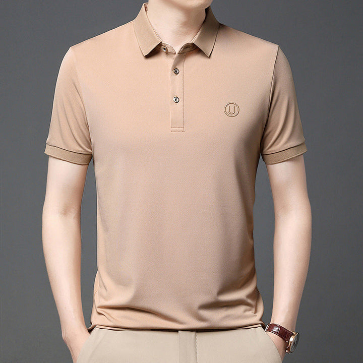 Oliver | Enkel Kortärmad Herrpoloshirt Med Strukturerad Krage 4
