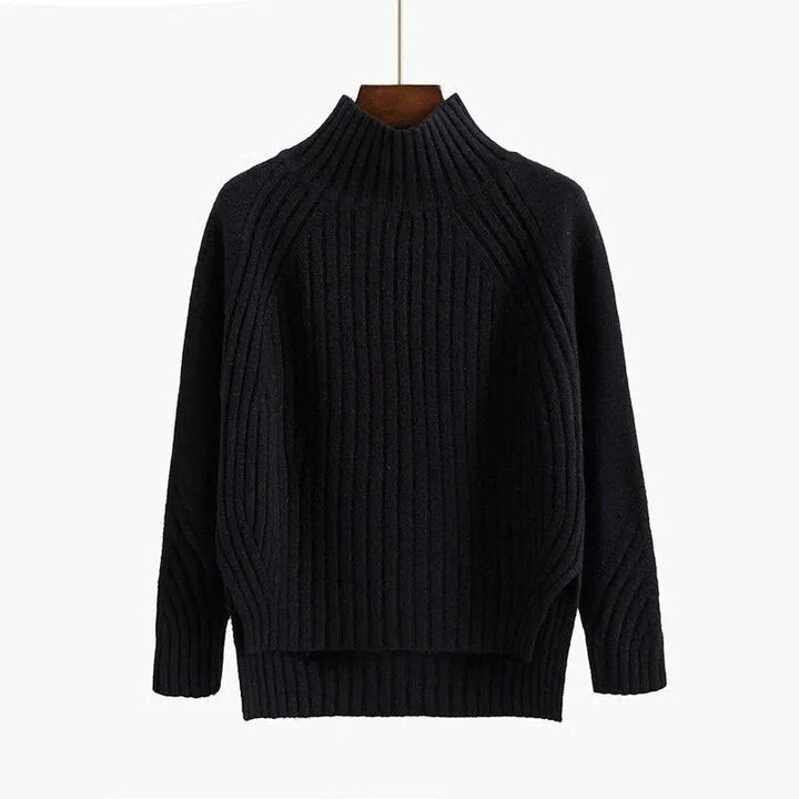 Oliver | Enkel Långärmad Pullover med Ribbade Kanter 1