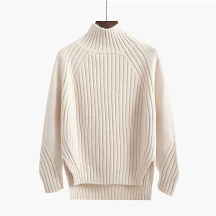 Oliver | Enkel Långärmad Pullover med Ribbade Kanter 4