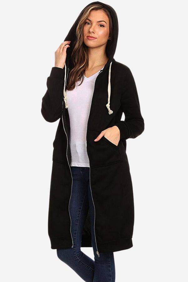 Oliver | Fleecefodrad Vinter Hoodie med Justerbar Huva 0