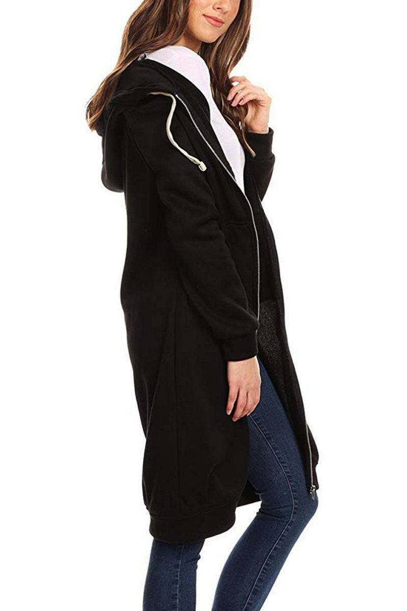 Oliver | Fleecefodrad Vinter Hoodie med Justerbar Huva 1