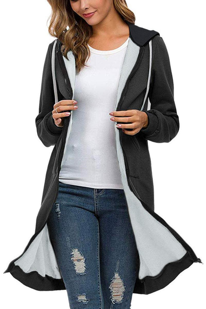 Oliver | Fleecefodrad Vinter Hoodie med Justerbar Huva 5