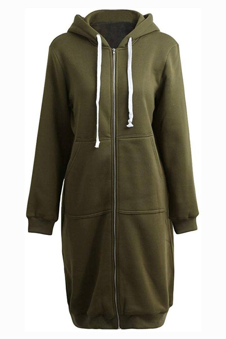 Oliver | Fleecefodrad Vinter Hoodie med Justerbar Huva 7