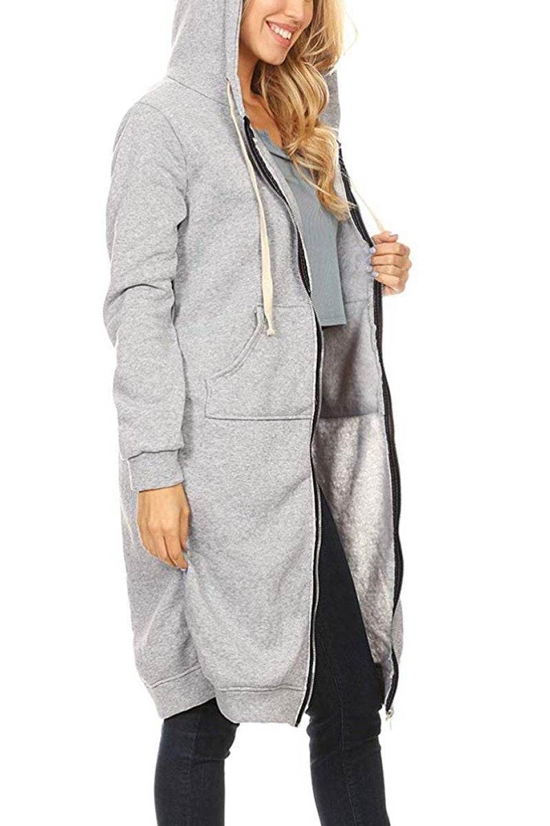 Oliver | Fleecefodrad Vinter Hoodie med Justerbar Huva 9