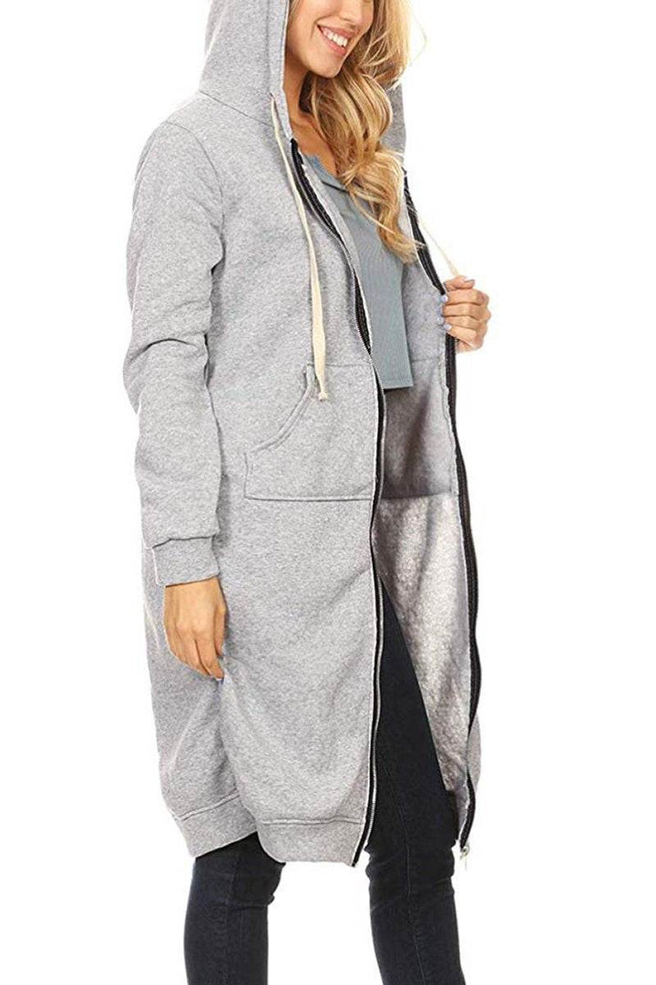 Oliver | Fleecefodrad Vinter Hoodie med Justerbar Huva 9