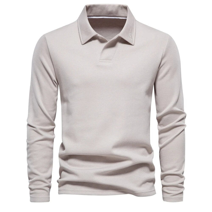 Oliver | Klassisk Stickad Polotröja för Herrar 3