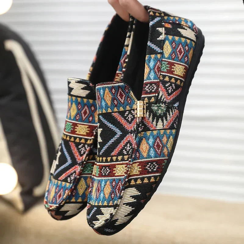 Oliver | Lätta Aztek Loafers för Män med Gummisula 1
