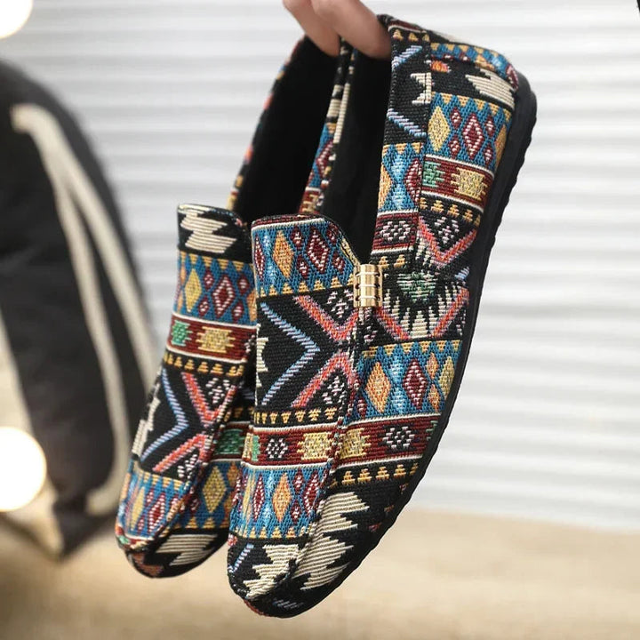 Oliver | Lätta Aztek Loafers för Män med Gummisula 1