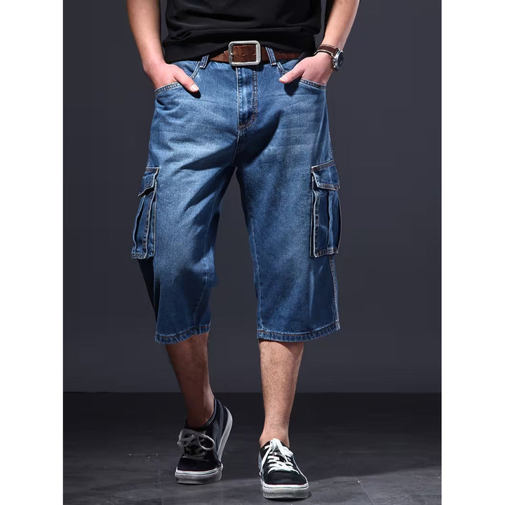 Oliver | Loose Fit Capribyxor med Flera Fickor 1