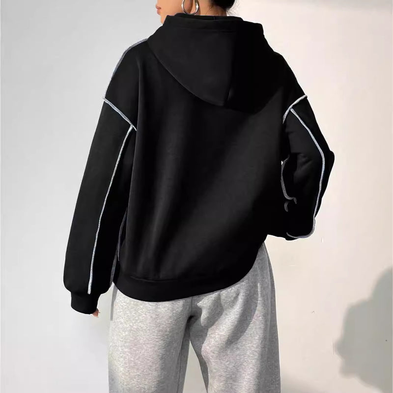 Oliver | Modern Patchwork Hoodie För Hösten 3
