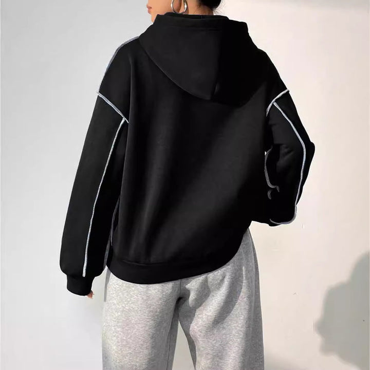 Oliver | Modern Patchwork Hoodie För Hösten 3