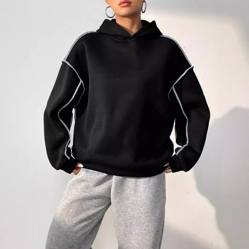 Oliver | Modern Patchwork Hoodie För Hösten 4