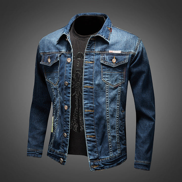 Oliver | Modern Slim-Fit Denimskjorta För Vårbruk 0