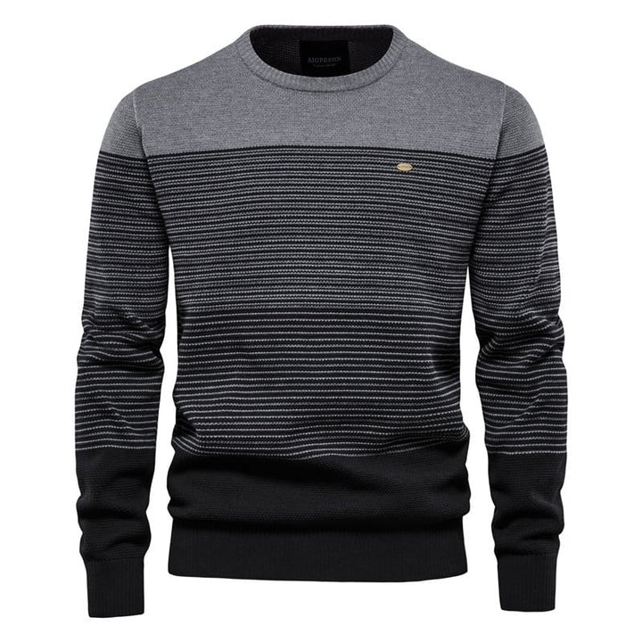 Oliver | Modern Slim Fit Herr Tröja Med Rund Halsringning 0