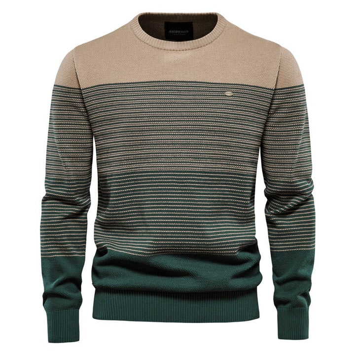 Oliver | Modern Slim Fit Herr Tröja Med Rund Halsringning 3