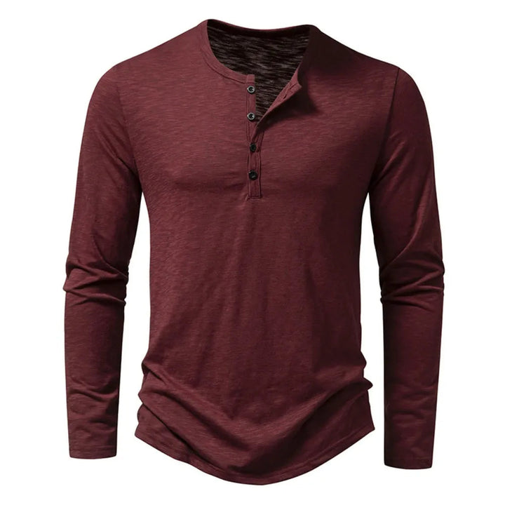 Oliver | Modern Slim Fit Långärmad Henley Tröja 1