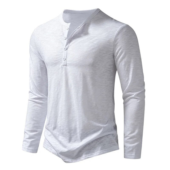 Oliver | Modern Slim Fit Långärmad Henley Tröja 10