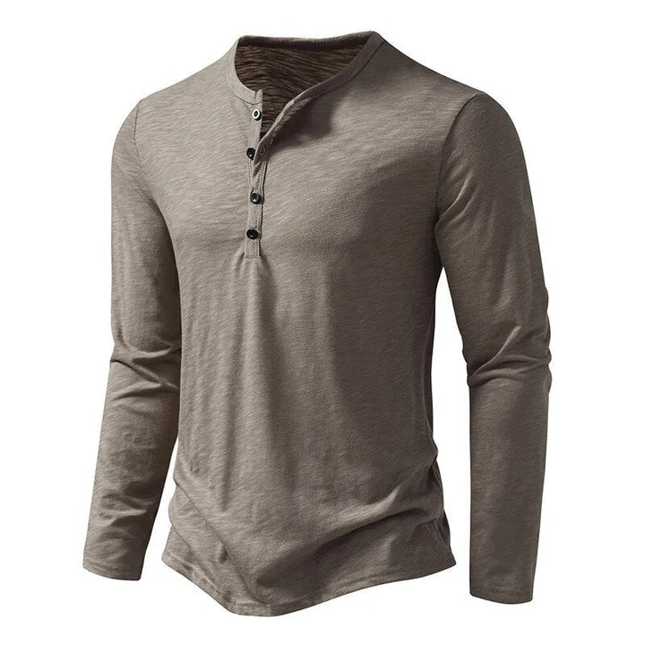 Oliver | Modern Slim Fit Långärmad Henley Tröja 11