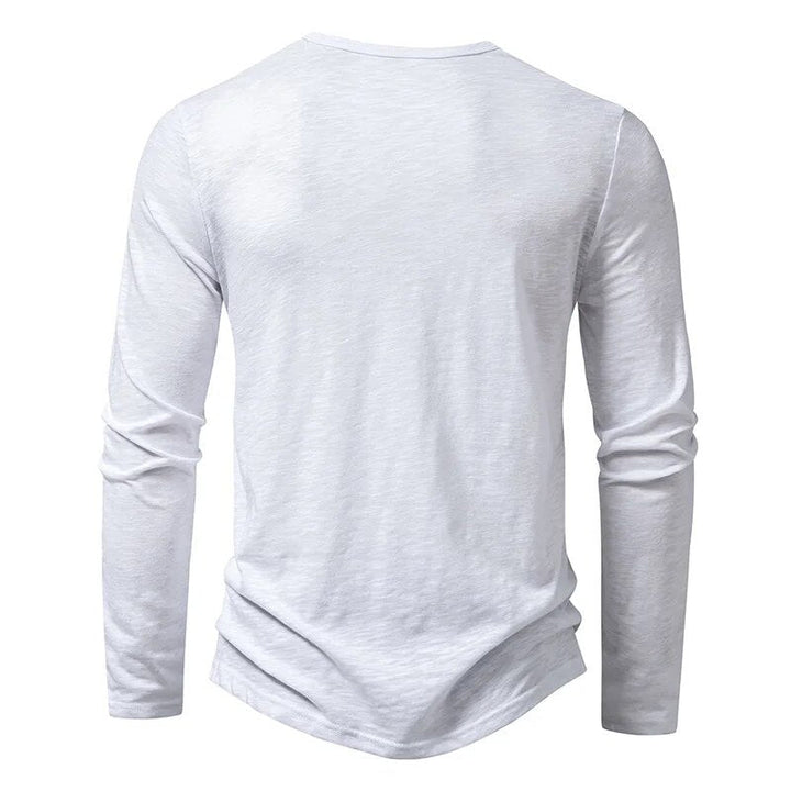 Oliver | Modern Slim Fit Långärmad Henley Tröja 3