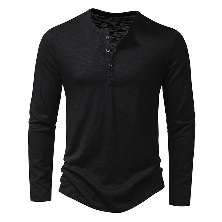 Oliver | Modern Slim Fit Långärmad Henley Tröja 4