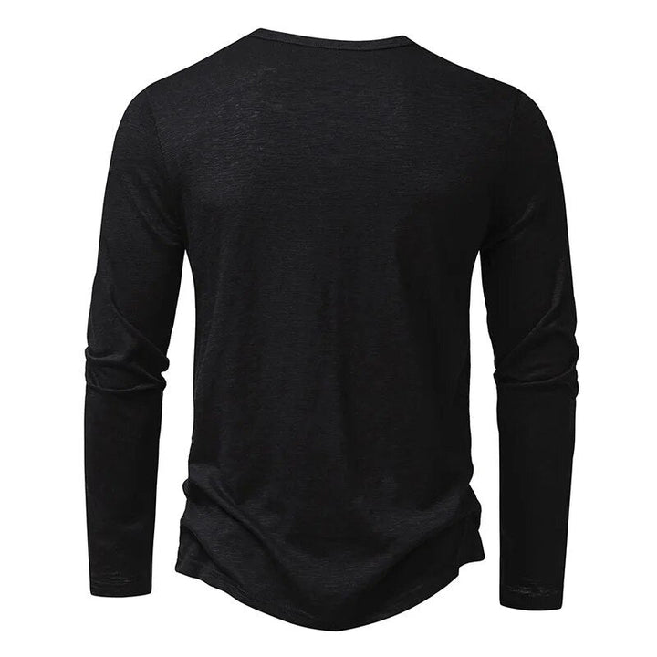 Oliver | Modern Slim Fit Långärmad Henley Tröja 5