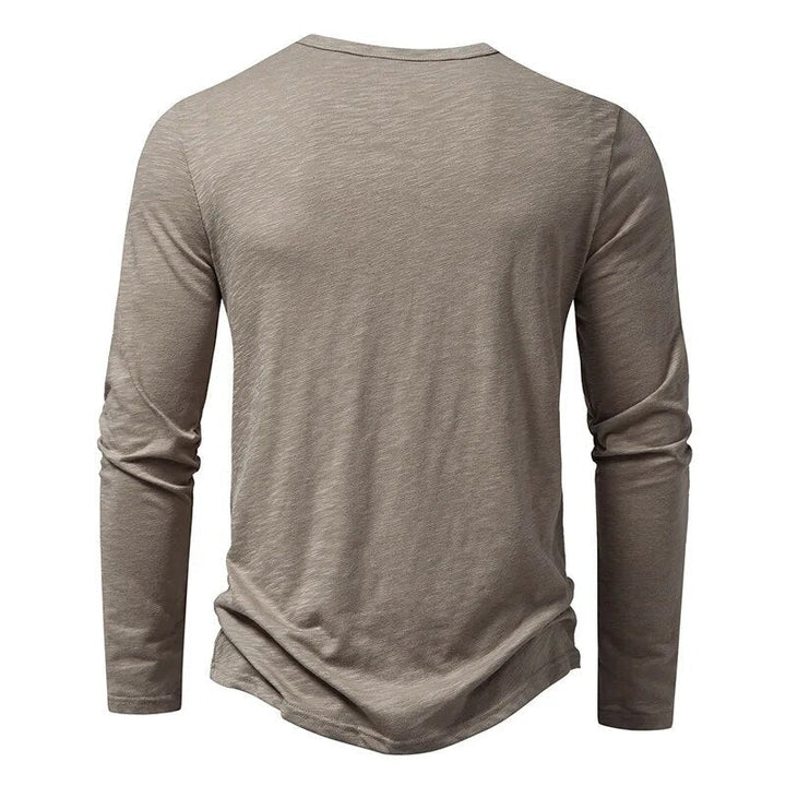 Oliver | Modern Slim Fit Långärmad Henley Tröja 8