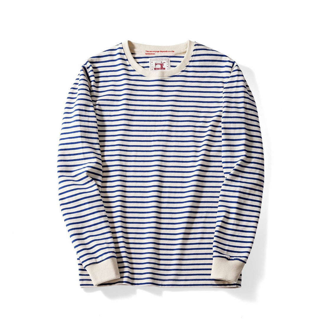 Oliver | Randig Långärmad T-Shirt för Herr med Stil 2