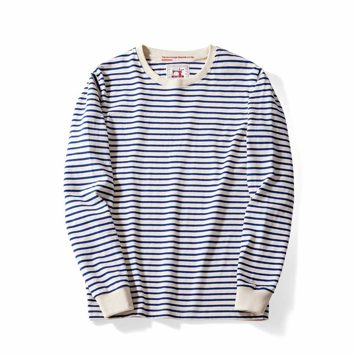 Oliver | Randig Långärmad T-Shirt för Herr med Stil 2