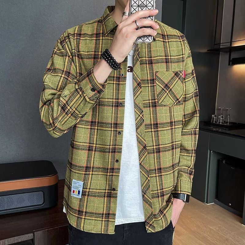 Oliver | Rutig Långärmad Skjorta för Vårbruk med Slim Fit 10