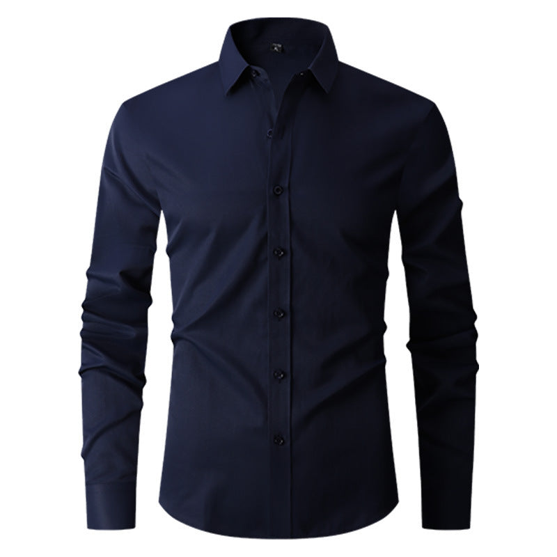 Oliver | Slim Fit Färgblock Herrskjorta För Vår Och Höst 4