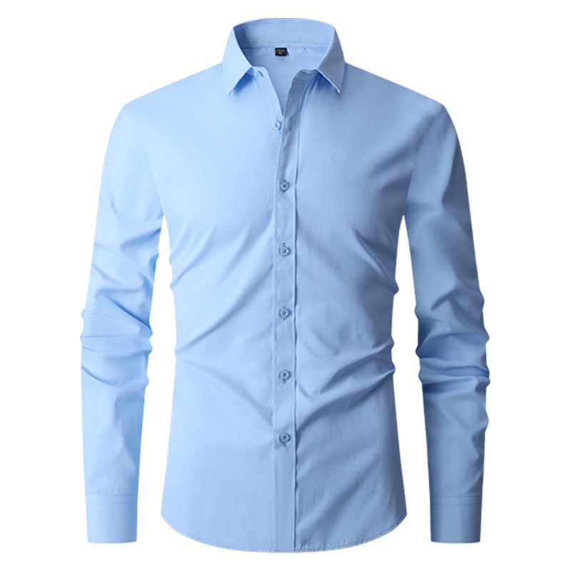 Oliver | Slim Fit Färgblock Herrskjorta För Vår Och Höst 5