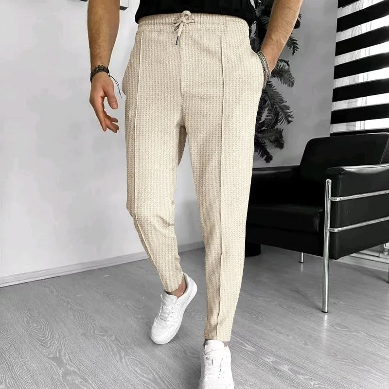 Oliver | Slim Fit Joggingbyxor Dam Med Taperad Ben 0